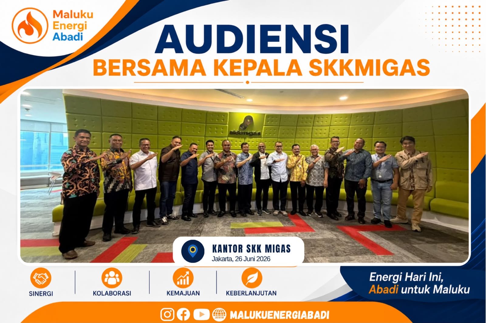 Audiensi Bersama Kepala SKK Migas